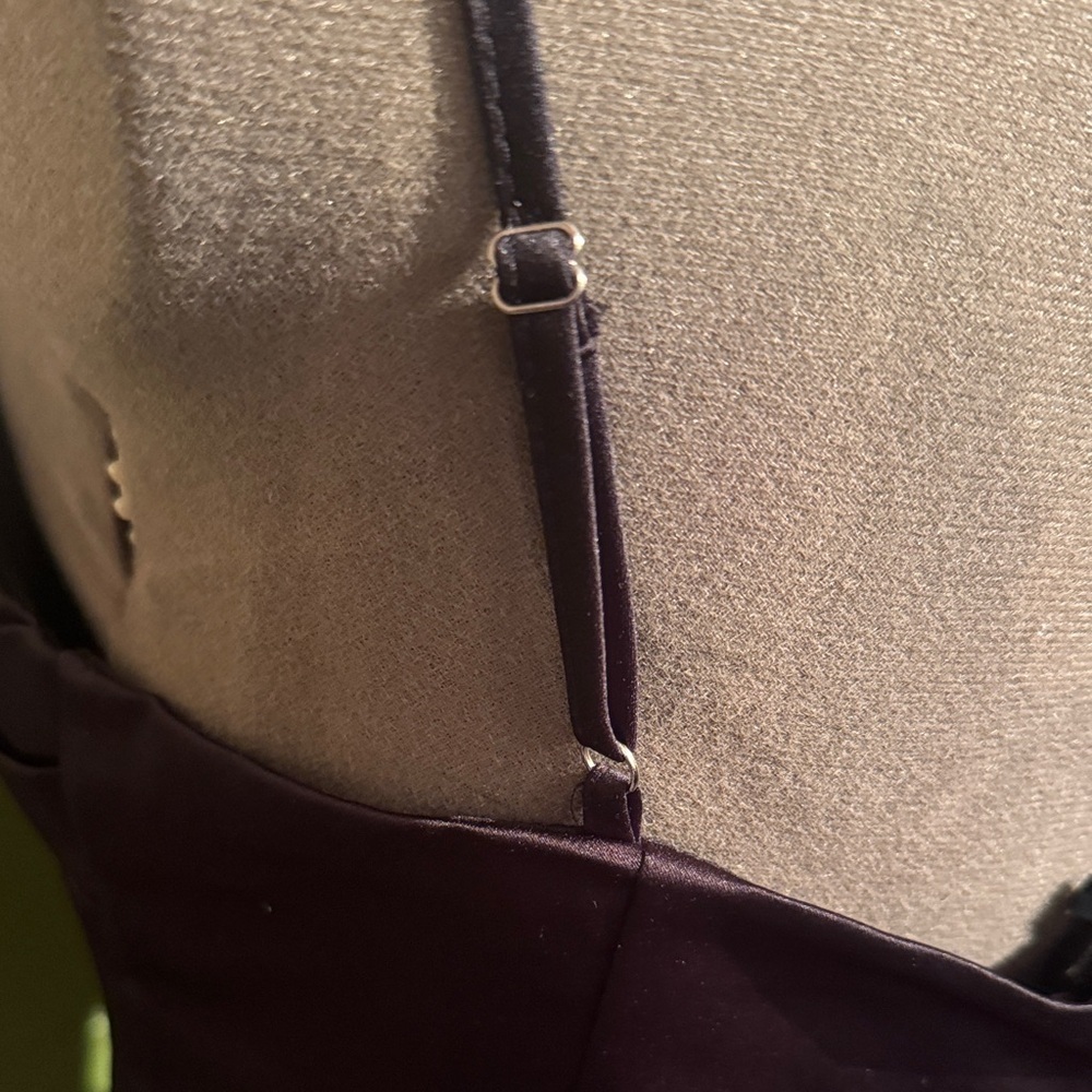 Princess Polly Delia, Black Satin Mini Dress - US 12 - Picture 5 of 6